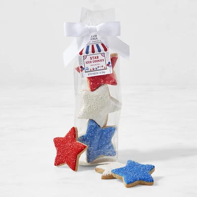 Williams Sonoma Red, White & Blue Star Iced Cookies