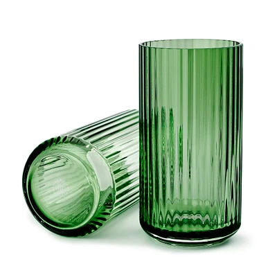 Lyngby Copenhagen Glass Vase, Green