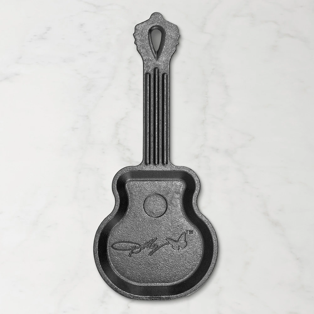 Lodge Seasoned Cast Iron Dolly Parton Guitar Skillet