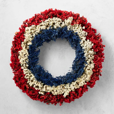 4th of July Stars & Stripes Wreath, 20"