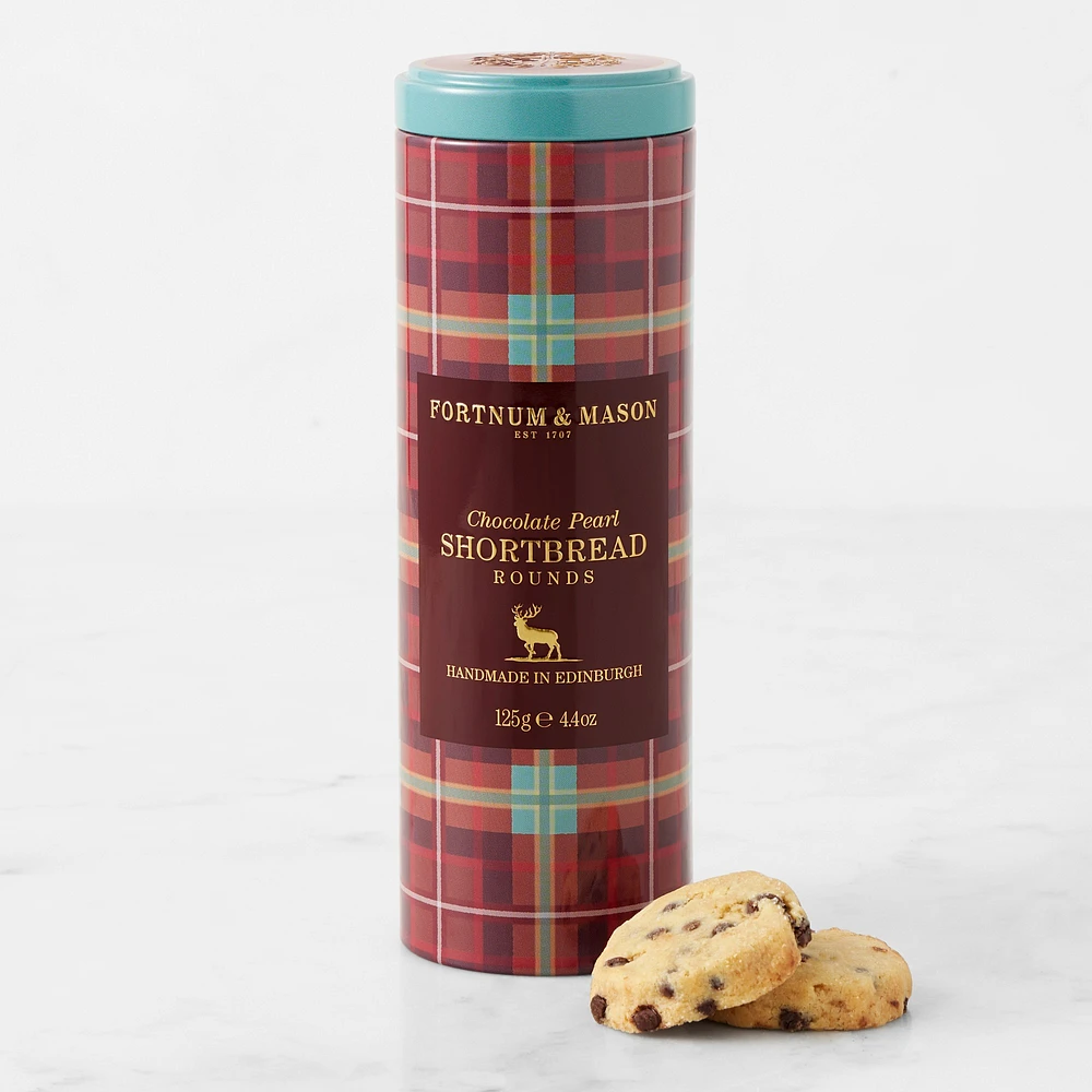 Fortnum & Mason Chocolate Pearl Shortbread Rounds