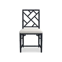 Chippendale Upholstered Bistro Side Chair