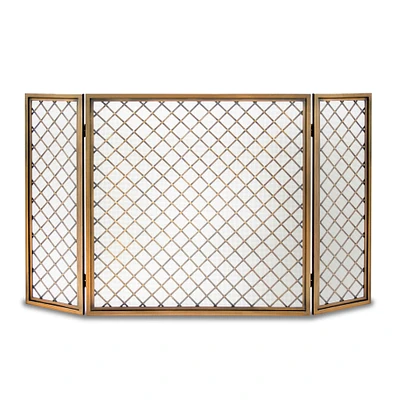 Hartwick Tri Panel Fireplace Screen