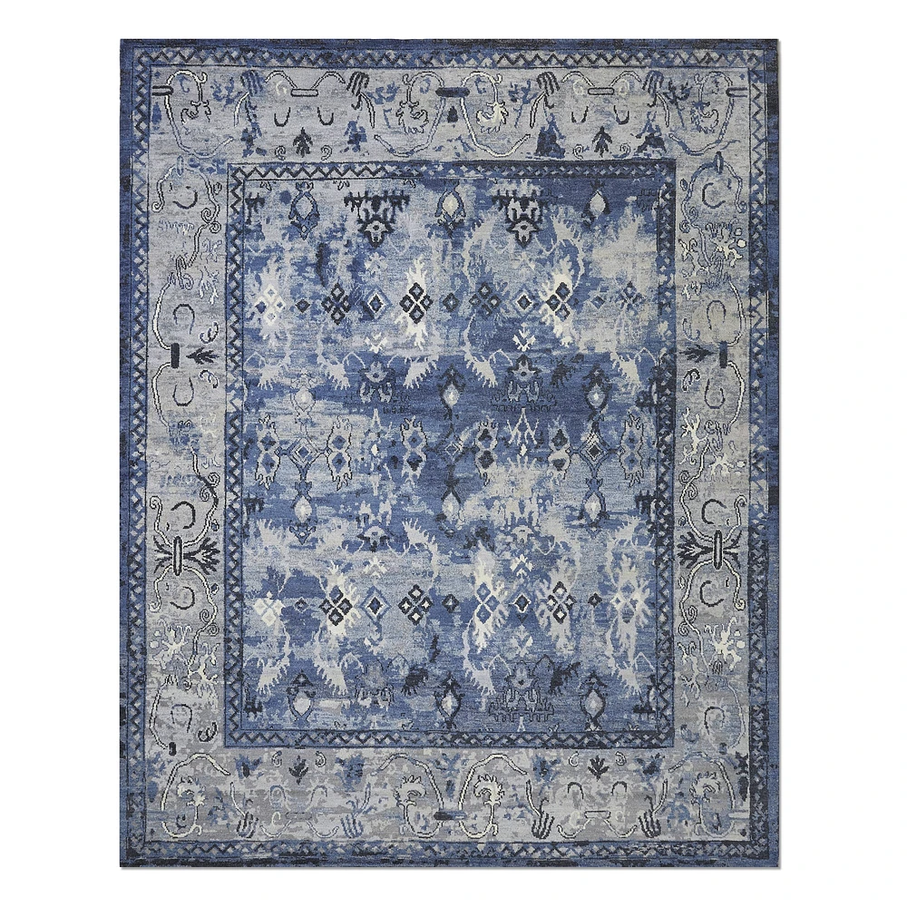 Lapis Hand Knotted Rug