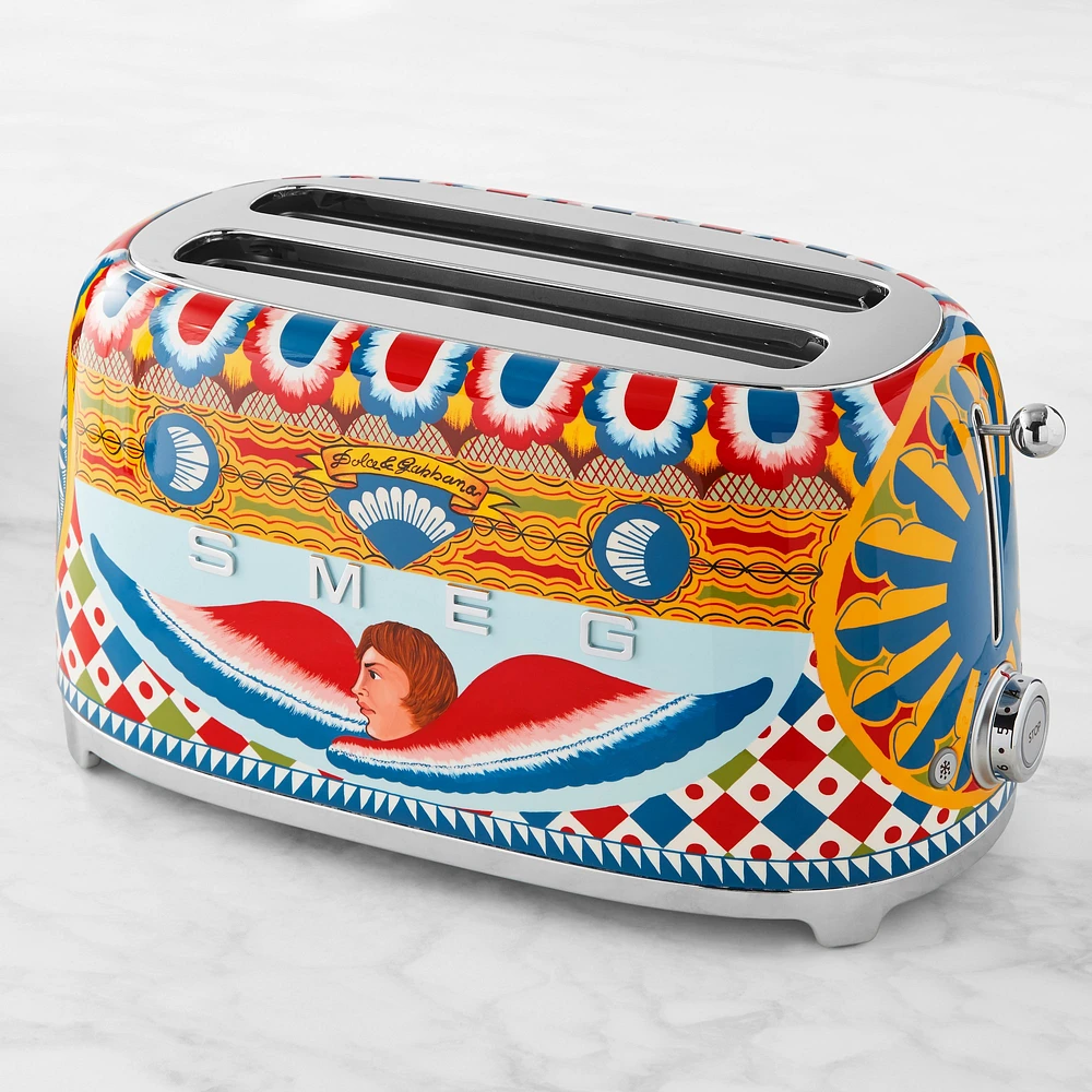 SMEG Dolce & Gabbana 4-Slice Toaster, Sicily is My Love