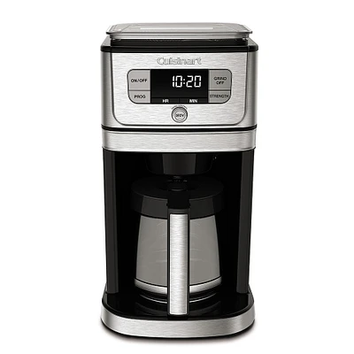 Cuisinart Burr Grind & Brew Coffee Maker with Glass Carafe