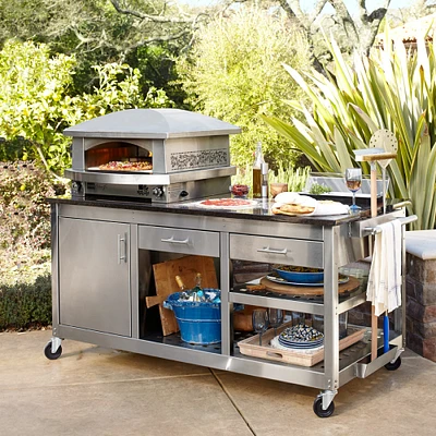 Kalamazoo Artisan Fire Outdoor Pizza Oven & Station with Tools