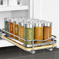 Lynk 6 Spice Rack Wood Floor