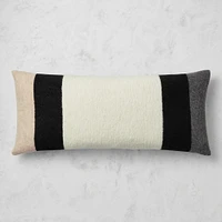 Italian Boiled Wool Stripe Pillow Cover