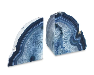 Agate Bookends, Set of 2