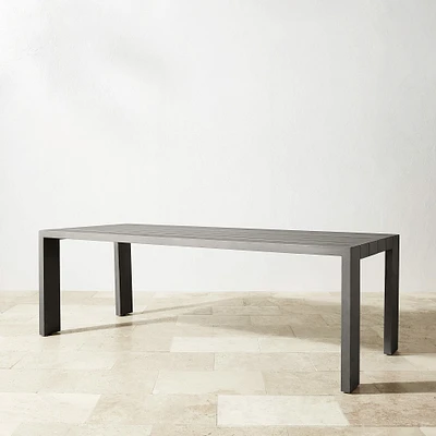 Larnaca Slate Grey Metal Dining Table & Chairs
