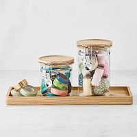 Hold Everything Stacking Canisters With Clamp & Tray Set