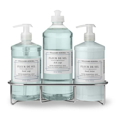 Williams Sonoma Fleur De Sel Hand Soap & Lotion 4-Piece Kitchen Set
