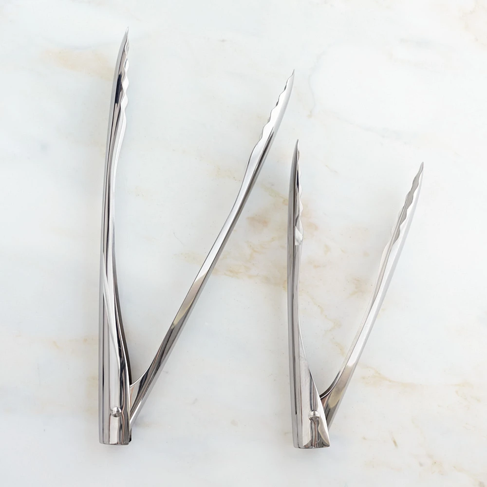 Williams Sonoma Signature Stainless Steel Locking Tongs