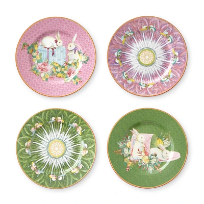 Famille Rose Boxed Appetizer Plates