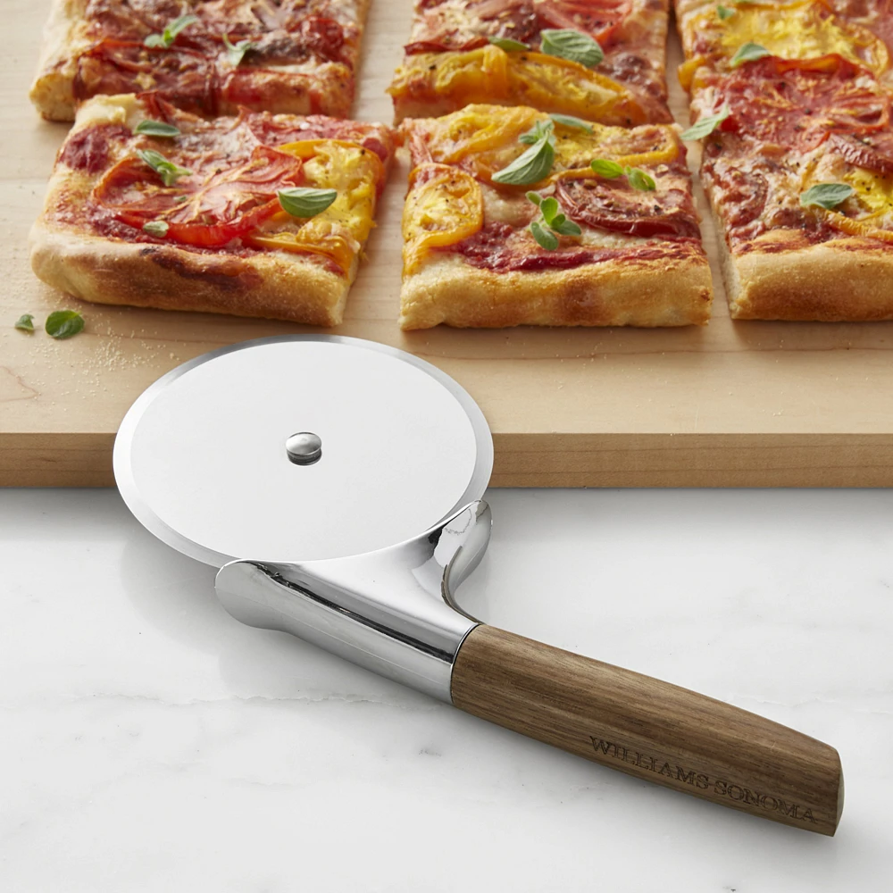 Williams Sonoma Walnut Handled Pizza Wheel