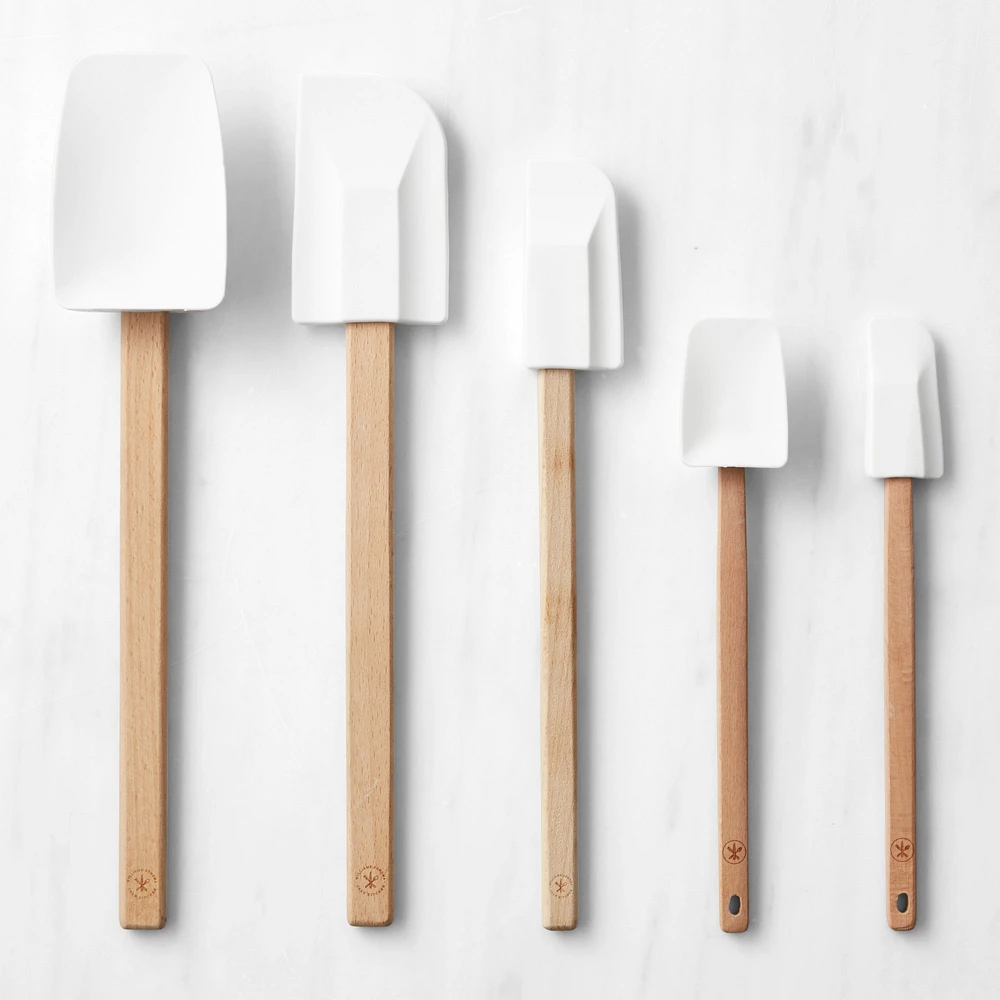 Open Kitchen by Williams Sonoma Silicone Wood Spatulas, Set of 5