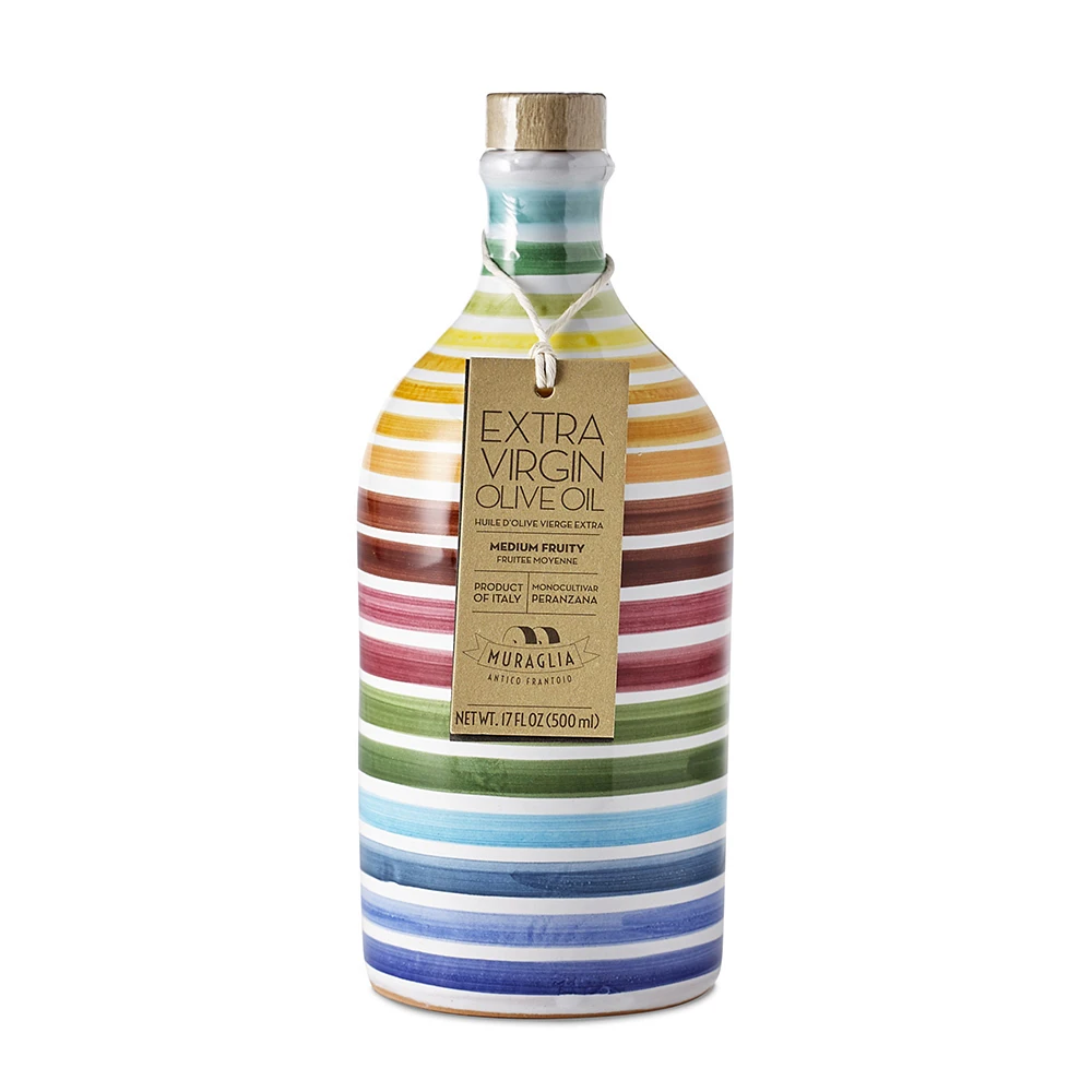 Muraglia Extra Virgin Olive Oil Striped Bottle