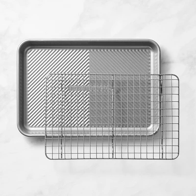 Williams Sonoma Cleartouch Nonstick Quarter Sheet Pan + Rack
