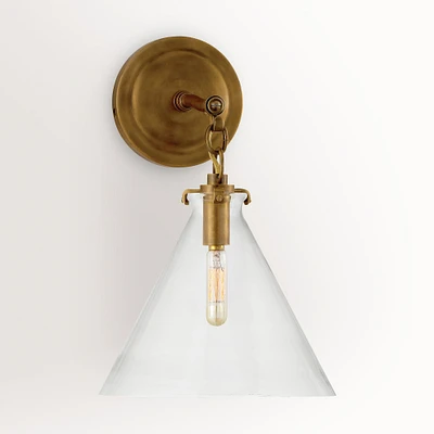Scarlet Conical Sconce