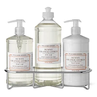 Williams Sonoma Sunny Orange Citrus Hand Soap & Lotion 4-Piece Kitchen Set