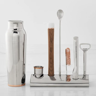 Williams Sonoma Signature Bar Tools with Stand & Cocktail Shaker, Set of 8