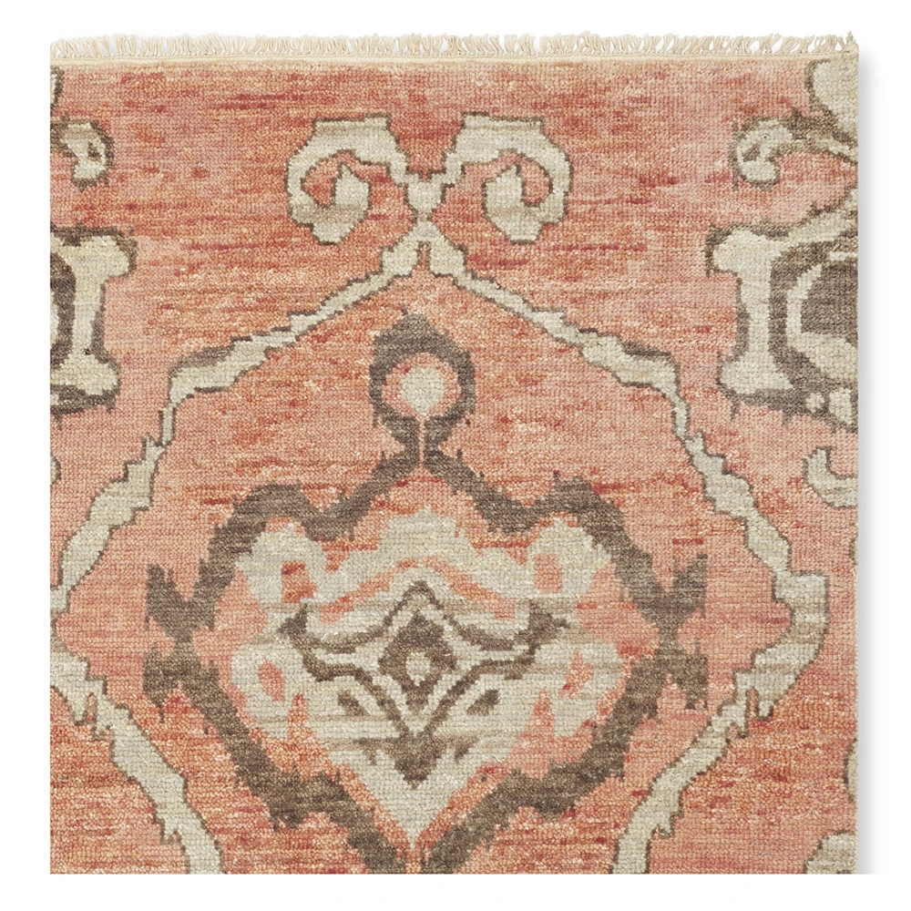 Tashkent Ikat Hand Knotted Rug Swatch