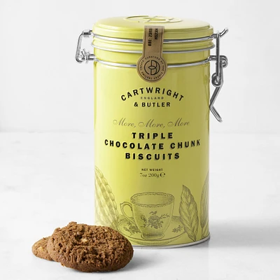 Cartwright & Butler Triple Chocolate Chunk Biscuits Tin