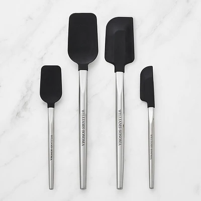 Williams Sonoma Ultimate Silicone Spatulas with Stainless-Steel Handle, Set of 4