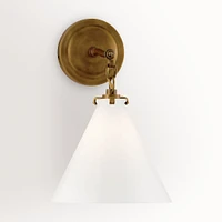 Scarlet Conical Sconce