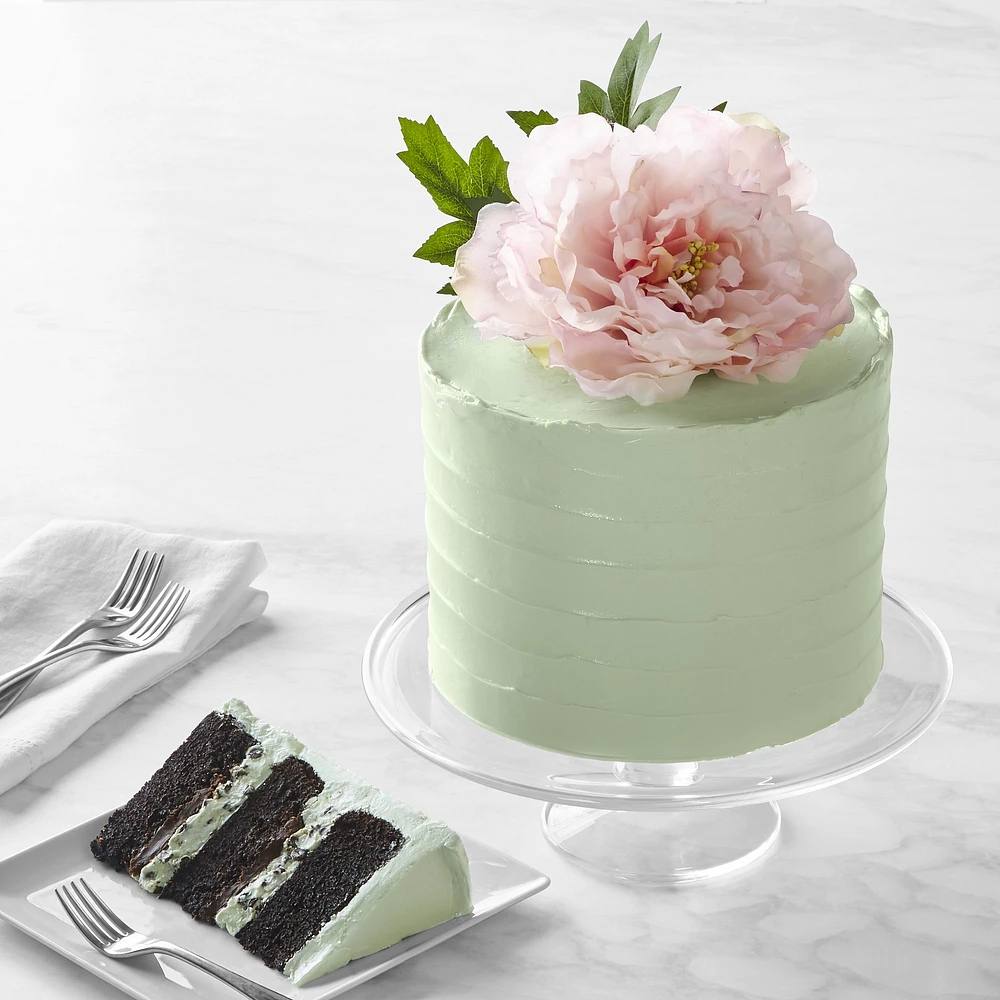 Three-Layer Mint Chocolate Chip Cake, Serves 16-22