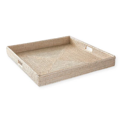 Hapao Square Tray, Light Wash