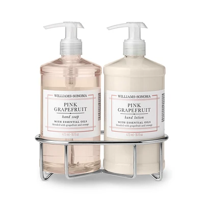 Williams Sonoma Pink Grapefruit Soap & Lotion 3-Piece Set