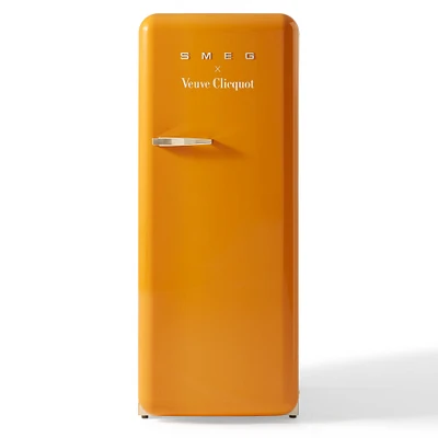 SMEG 50's Style Retro FAB 28 Veuve Clicquot Refrigerator, Special Edition