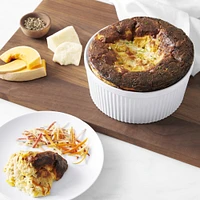 Fontina and Butternut Squash Soufflé in Ramekin, Serves 12