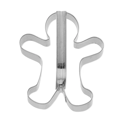 Stainless-Steel Gingerbread Man Handle Cookie Cutter