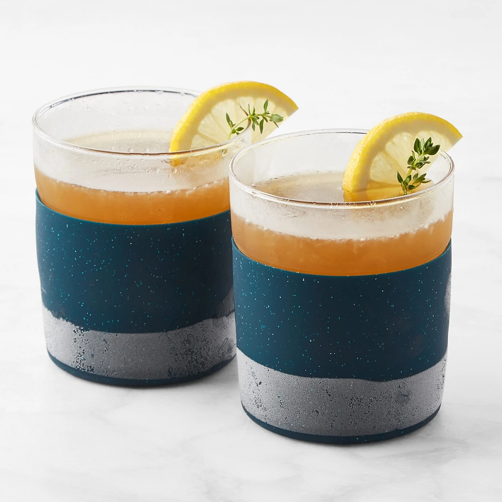 Rabbit Freezable Whiskey Glasses, Navy