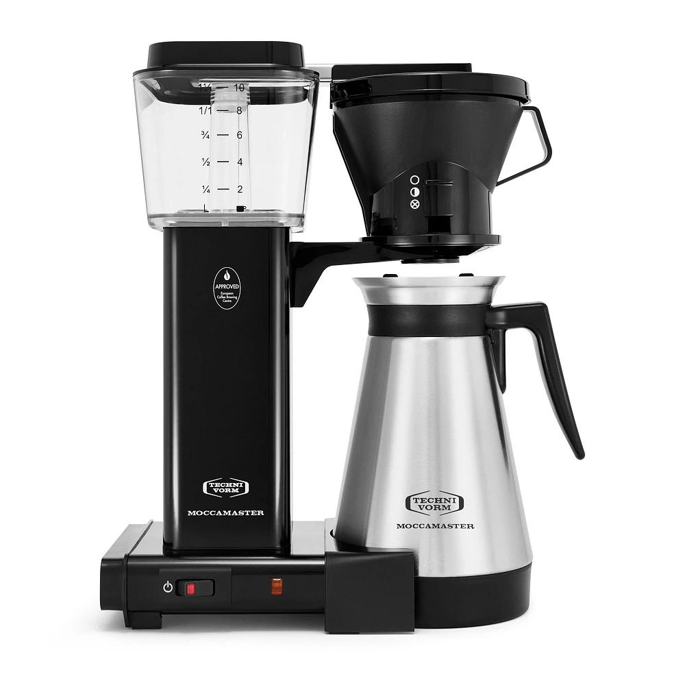 Moccamaster by Technivorm KBT Manual Drip Stop Coffee Maker with Thermal Carafe