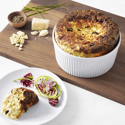 White Corn and Truffle Soufflé in Ramekin, Serves 12