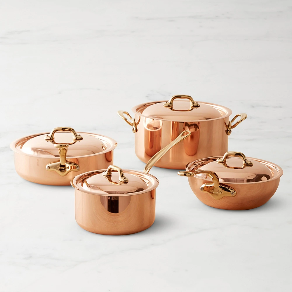 Mauviel Copper M'150 B 8-Piece Cookware Set