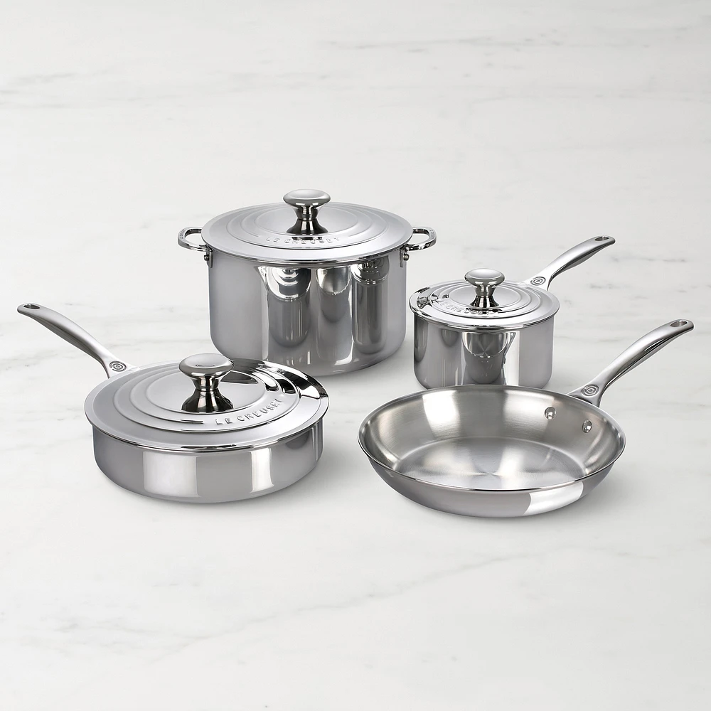 Le Creuset 7-Piece Stainless Steel Set