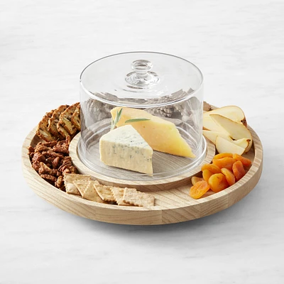 Hold Everything Cheese Storage Fridge to Table Lazy Susan, Ashwood