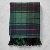 Plaid Cashmere Jacquard Throw