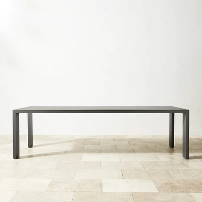 Larnaca Outdoor Slate Grey Metal Dining Table