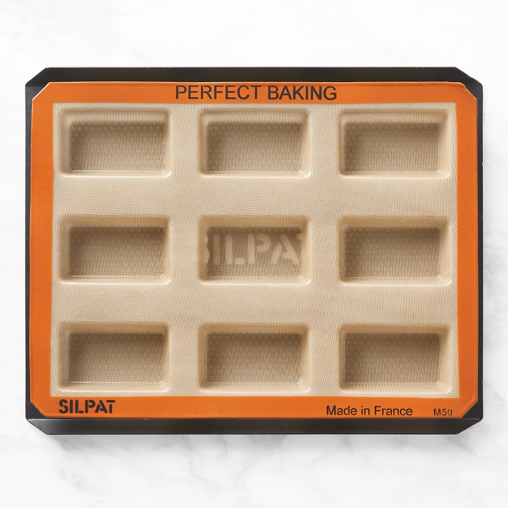 Silpat Nonstick Perforated Aluminum Baking Tray and Silpat Nonstick Loaf Pan