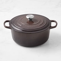 Le Creuset Signature Enameled Cast Iron Round Dutch Oven, Ganache