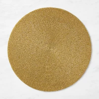 Beaded Round Placemat