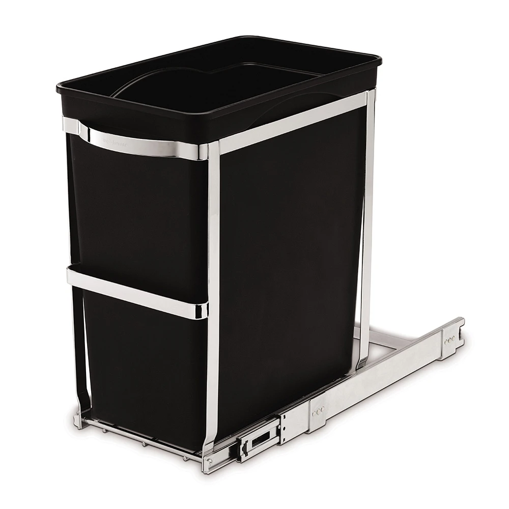 simplehuman™ 30-L. Under Counter Pull-Out Trash Can