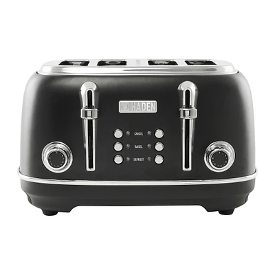 Haden Heritage 4-Slice Wide Slot Stainless Steel Toaster