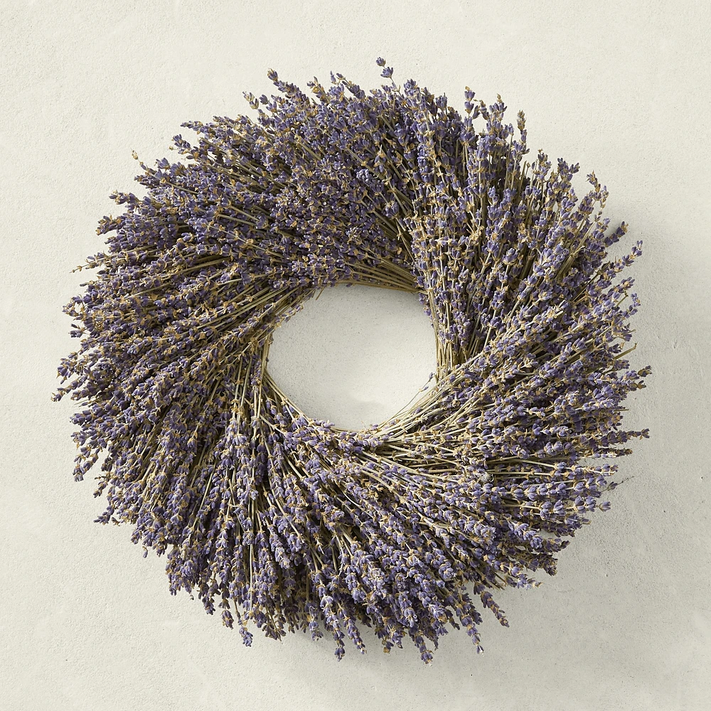 Lavender Live Wreath, 14"